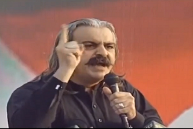 pti leader ali amin gandapur screengrab file pti leader ali amin gandapur screengrab file