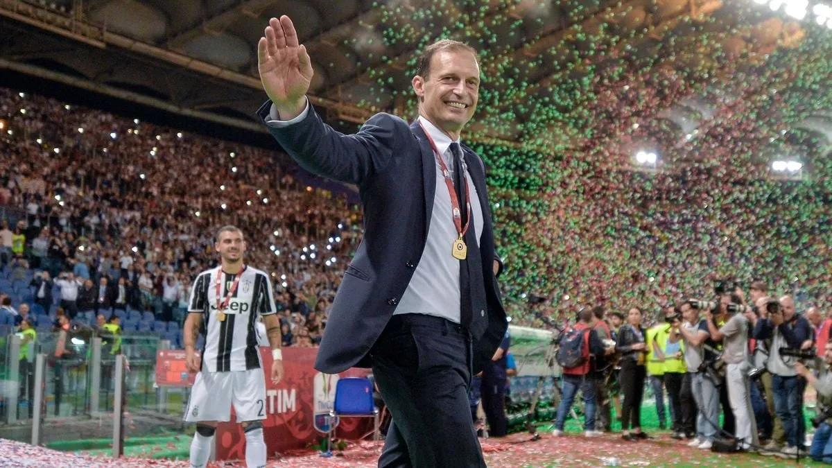 allegri returns to juventus after pirlo sacking allegri returns to juventus after pirlo sacking