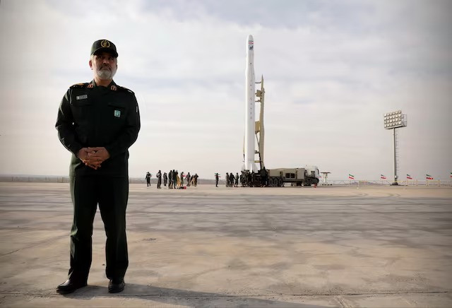 amirali hajizadeh head of the aerospace division of the revolutionary guards in semnan iran april 22 2020 photo reuters