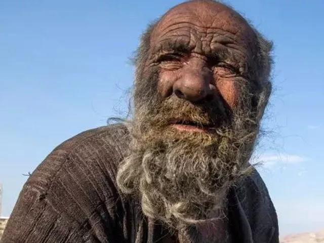 amou haji photographed in 2018 feared that washing would make him ill photo afp amou haji photographed in 2018 feared that washing would make him ill photo afp