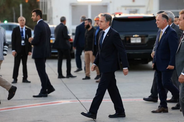 us secretary of state antony blinken walks after his arrival in tel aviv israel august 18 2024 photo reuters us secretary of state antony blinken walks after his arrival in tel aviv israel august 18 2024 photo reuters