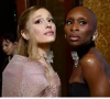 ariana grande bodyguarded by cynthia erivo at singapore wicked premiere