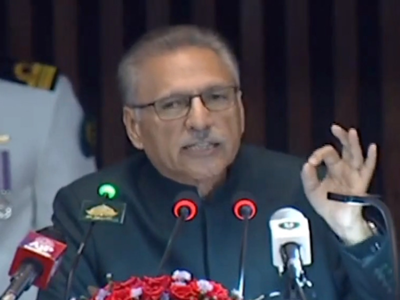 president alvi screengrab