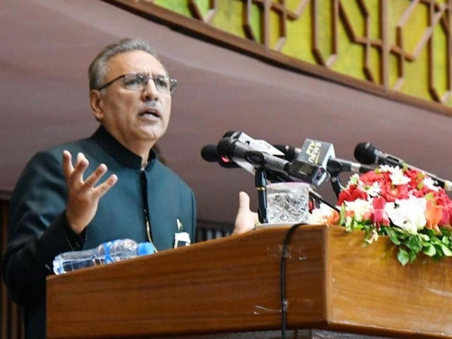 president dr arif alvi addressing the joint session of parliament on august 20 2020 photo pid president dr arif alvi addressing the joint session of parliament on august 20 2020 photo pid