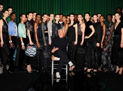 armani pays tribute to suffering ukraine with silent show