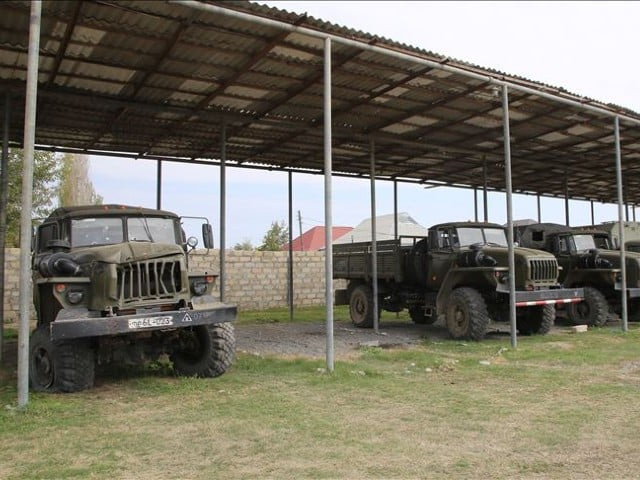 among the seized military vehicles were russian made 2019 model ural trucks photo aa among the seized military vehicles were russian made 2019 model ural trucks photo aa