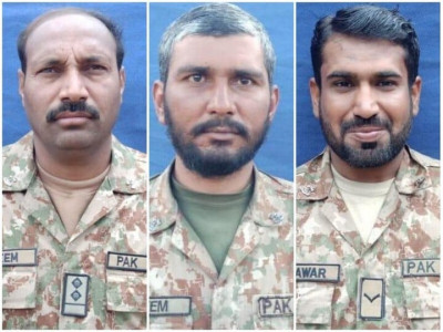 three soldiers martyred in south waziristan operation