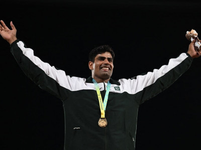 javelin thrower arshad bags historic cwg gold medal