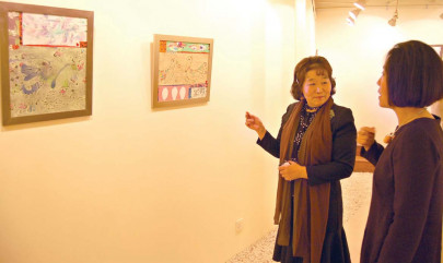 art exhibition korean artist displays nature in her work