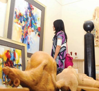 anniversary exhibit making art fun for clients