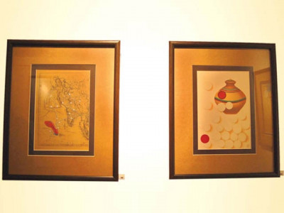 exhibition a trio of artists enter the miniaturised world of art