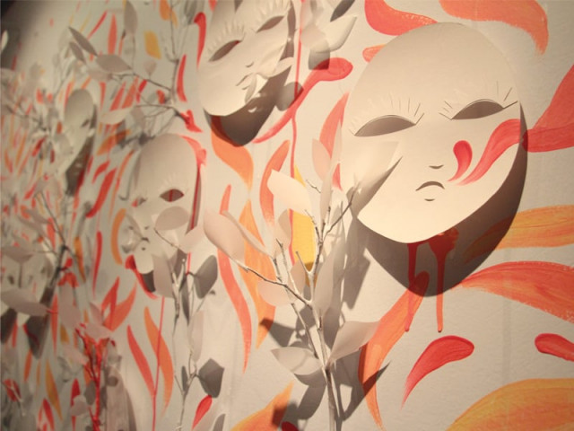 an art exhibition where nothing is for sale all the works will be painted over