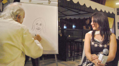 cartoon exhibition letting wit do the talking