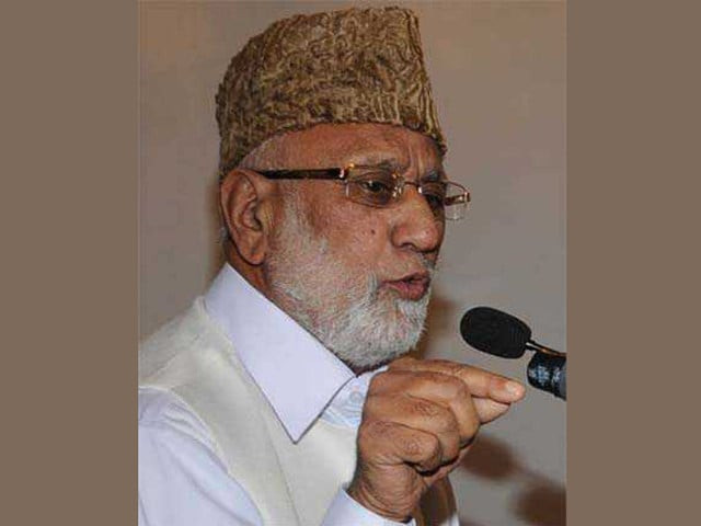 hurriyat leader late muhammad ashraf khan sehrai photo file hurriyat leader late muhammad ashraf khan sehrai photo file