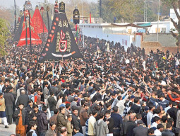muharram 9 processions conclude amid tight security in major cities