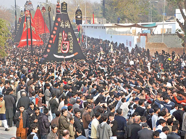 security is beefed up across the country for processions taken out by the faithful photo file