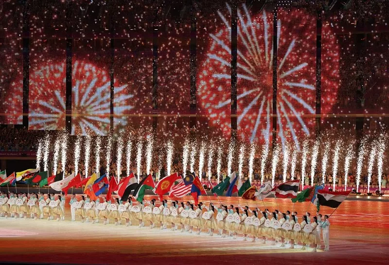 asian games   hangzhou 2022   opening ceremony   hangzhou olympic sports center stadium hangzhou china   september 23 2023 photo reuters