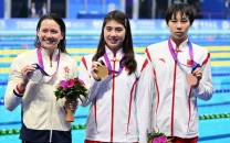 asian games chinese swimmers set new records