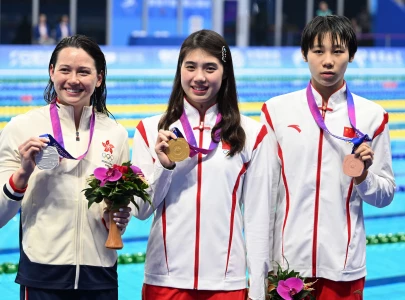 asian games chinese swimmers set new records