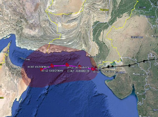 cyclonic storm asna moves closer to sindh coast heavy rains expected in karachi cyclonic storm asna moves closer to sindh coast heavy rains expected in karachi