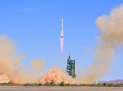chinese astronauts blast off to space station as construction enters high gear