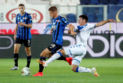 atalanta thrash bresica 6 2 to go second in serie a
