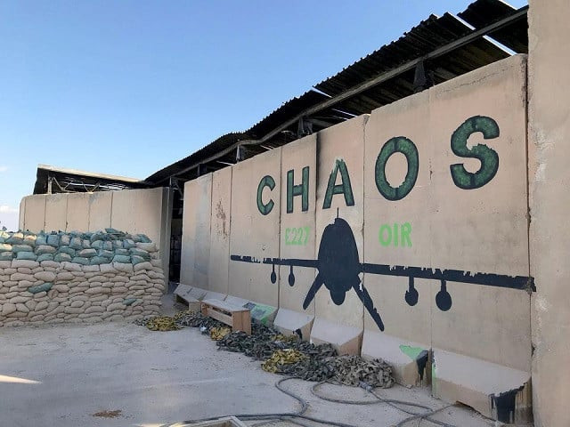 blast walls of a sleeping quarters for us soldiers are seen at ain al asad air base in anbar province iraq january 13 2020 photo reuters file blast walls of a sleeping quarters for us soldiers are seen at ain al asad air base in anbar province iraq january 13 2020 photo reuters file