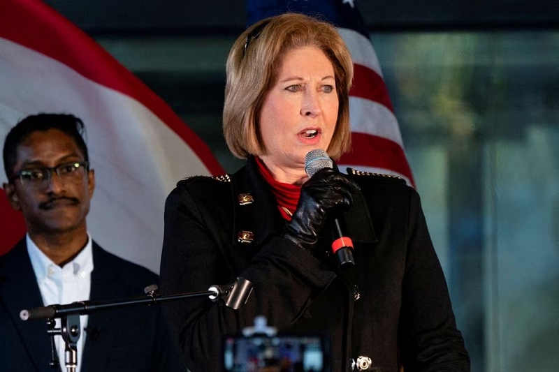 attorney sidney powell speaks at a press conference on election results in alpharetta georgia us december 2 2020 photo reuters