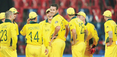 australia down kenya to march into quarters