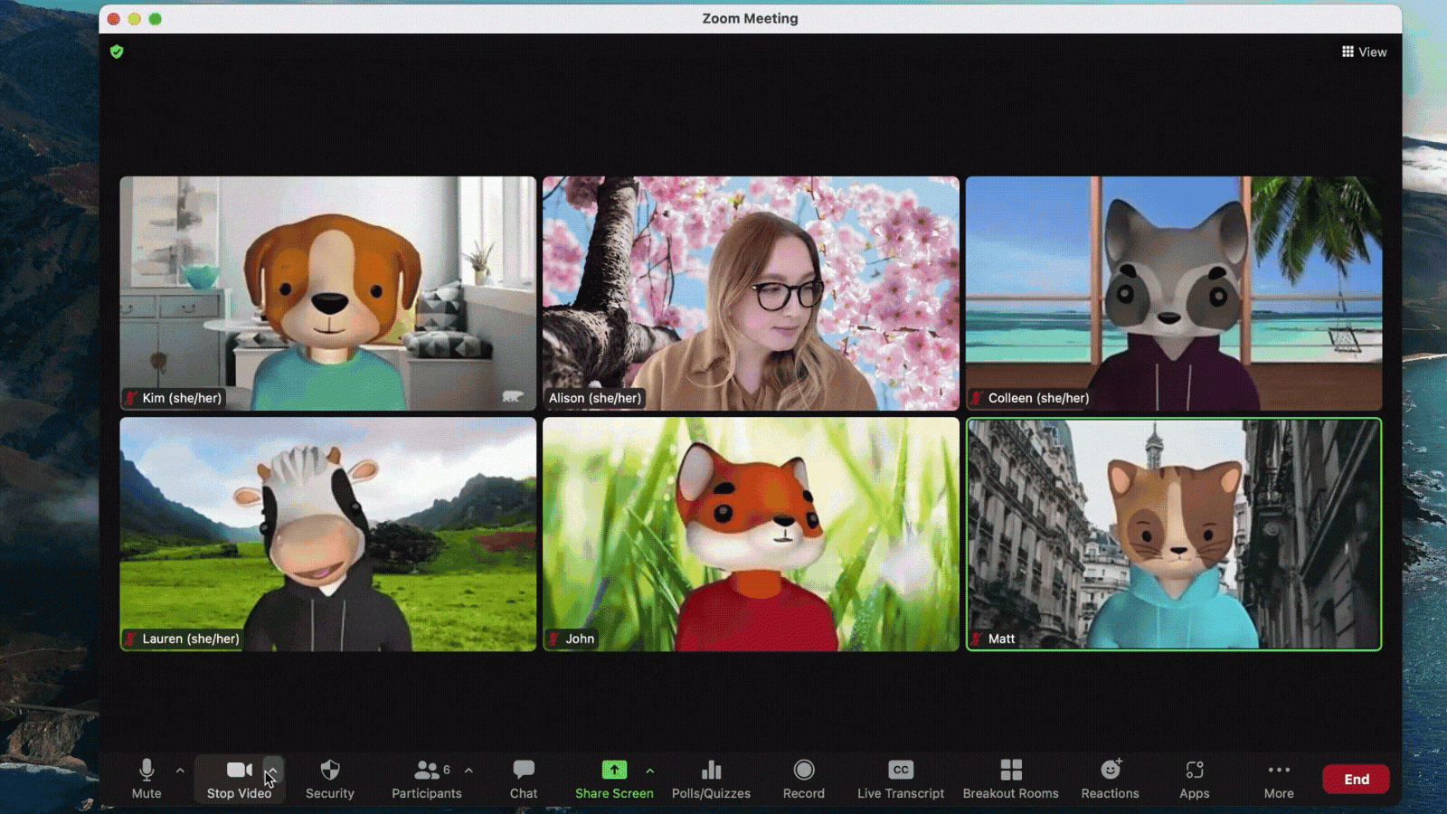 Zoom\'s new avatars let you hold meetings as a cute animal