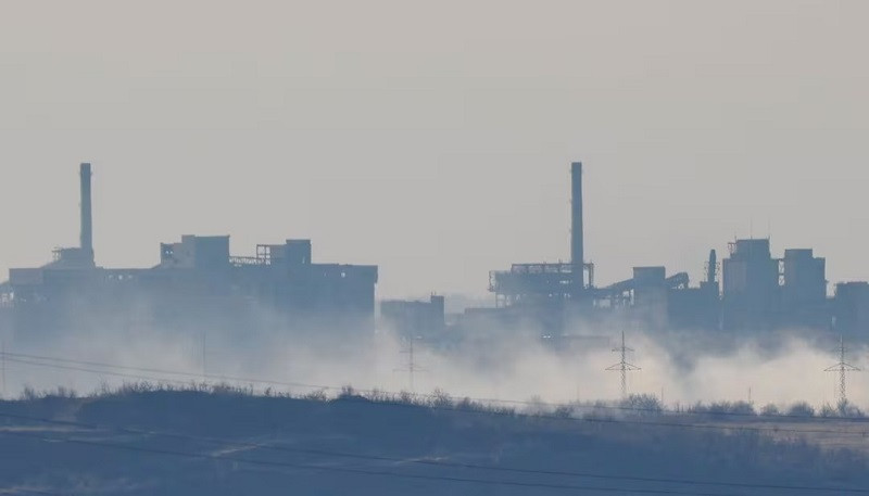 smoke rises near the avdiivka coke and chemical plant in the town of avdiivka as seen from yasynuvata yasinovataya in the donetsk region russian controlled ukraine february 15 2024 photo reuters