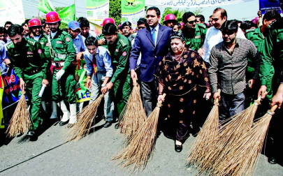 environment residents walk to create awareness