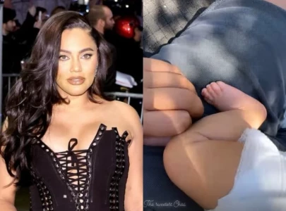 ayesha curry delights fans with rare video of newborn son caius