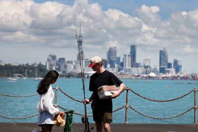 people prepare to go fishing from the orakei wharf as coronavirus disease covid 19 lockdown restrictions are eased in auckland new zealand november 10 2021 reuters