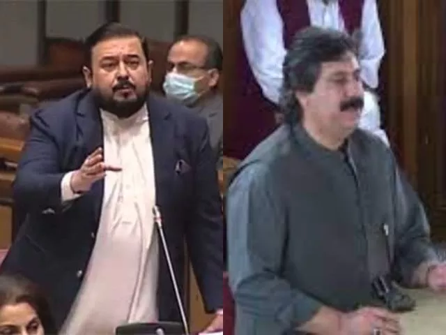 bap senator prince omar ahmadzai l and general secretary manzoor ahmed kakar r photo file bap senator prince omar ahmadzai l and general secretary manzoor ahmed kakar r photo file