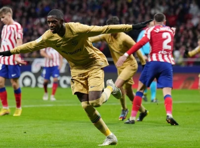 dembele earns barca la liga advantage dembele earns barca la liga advantage