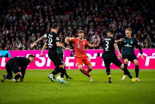 kimmich helps bayern save point kimmich helps bayern save point