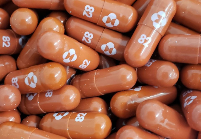 an experimental covid 19 treatment pill called molnupiravir being developed by merck co inc and ridgeback biotherapeutics lp is seen in this undated handout photo released by merck co inc and obtained by reuters may 17 2021 merck co inc handout via reuters
