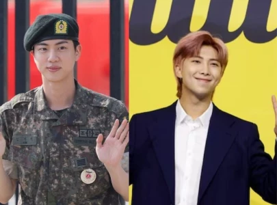 bts jin and rm send heartfelt chuseok greetings to fans with personal video and playful meme