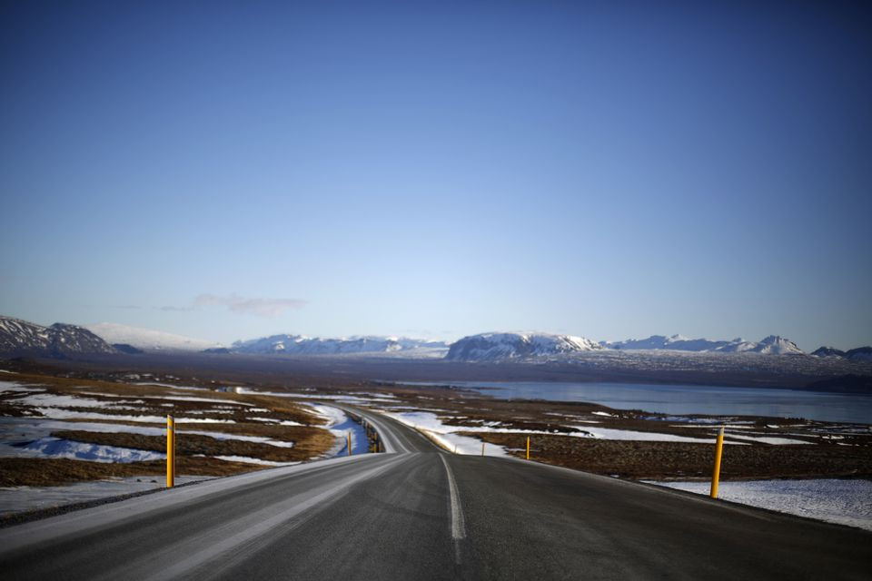 a road is seen near thingvallavatn lake in southwestern iceland february 15 2013 photo reuters file