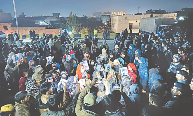 the baloch protestors were taken into custody during a crackdown on demonstration photo app the baloch protestors were taken into custody during a crackdown on demonstration photo app