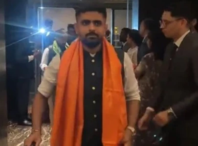 watch grand welcome for babar azam co at team hotel
