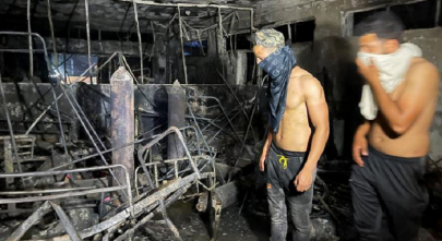at least 82 die in baghdad covid hospital fire at least 82 die in baghdad covid hospital fire