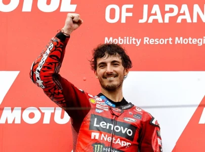 bagnaia holds off martin to seal japanese gp double