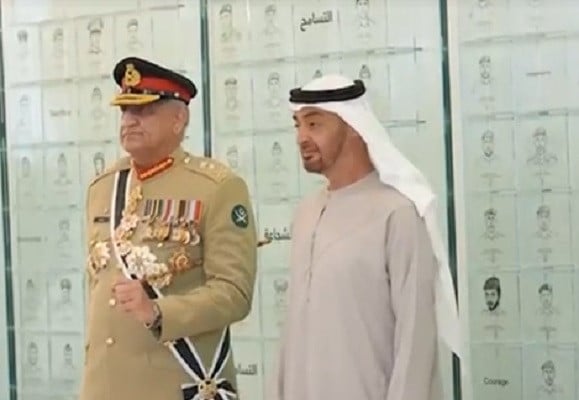 army chief awarded order of the union medal by uae