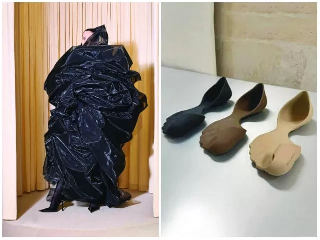 balenciaga s zero shoe and the 30 minute dress are the latest provocations in fashion photo file balenciaga s zero shoe and the 30 minute dress are the latest provocations in fashion photo file