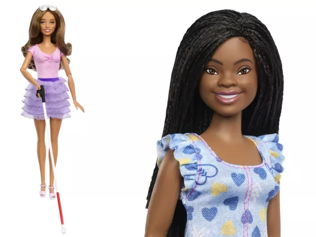 barbie embraces diversity with blind and black down syndrome dolls barbie embraces diversity with blind and black down syndrome dolls
