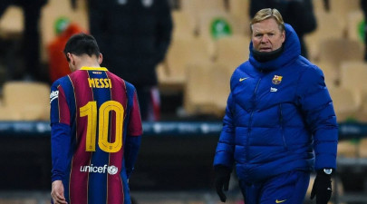i d prefer to still have messi says barcelona coach koeman i d prefer to still have messi says barcelona coach koeman