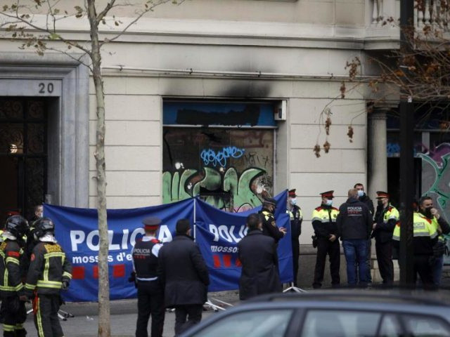 neighbours who lived in a flat above the premises which was not harmed in the fire said they could hear the family screaming for help photo afp