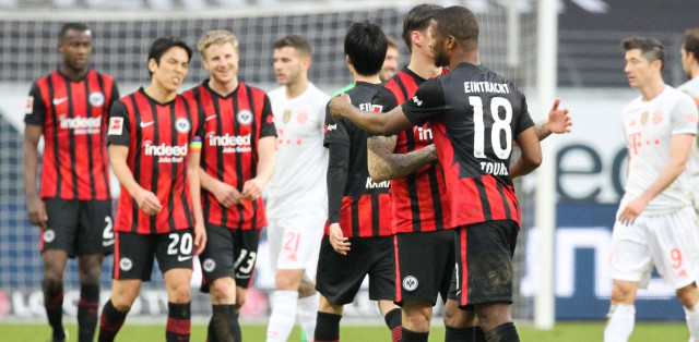 bayern crash to frankfurt defeat bayern crash to frankfurt defeat